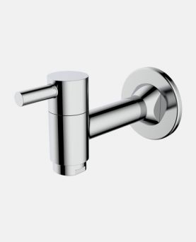 Bib Cock with Wall Flange
