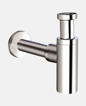 Bottle Trap with 250mmX190mm Long Connection Pipe & Wall Flange