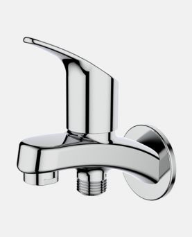 2-Way Bib Cock with Wall Flange