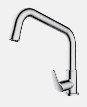 Sink Cock with Extended Swinging Spout (Table Mounted)