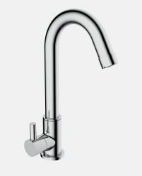 Sink Cock with Swinging Spout (Table Mounted)