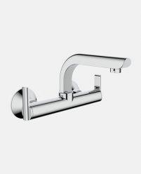 Sink Mixer with Swinging Spout And Wall Flange (Wall Mounted)