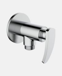 Angular Stop Cock with Wall Flange
